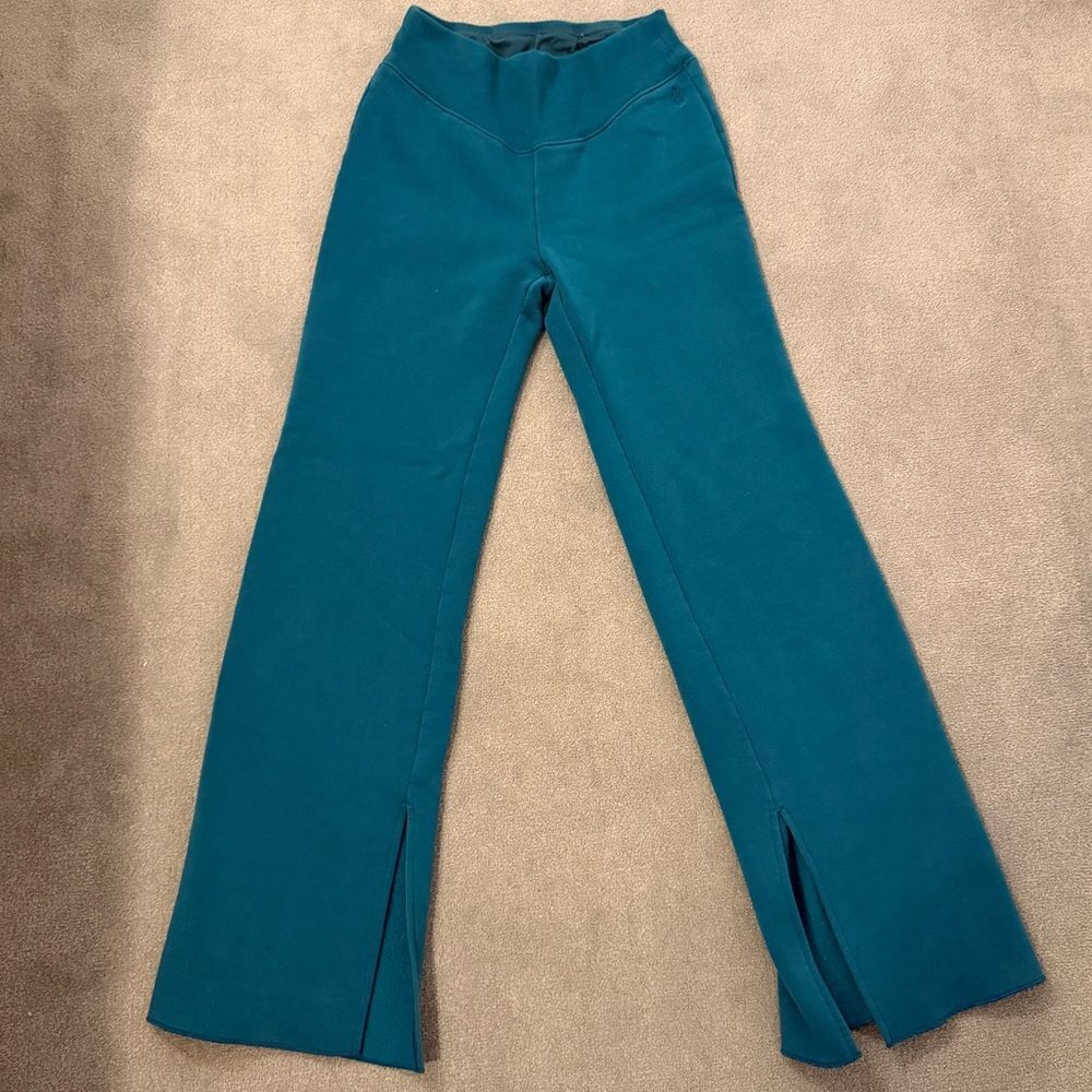 Free People Movement Split Hem Sweatpants XS High-Rise Flare - Size XS